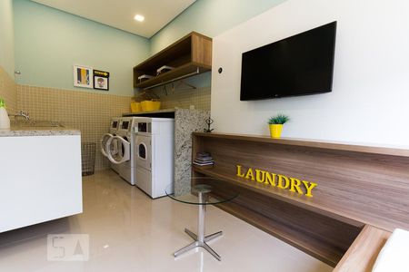 Studio para alugar com 43m², 1 quarto e 1 vagaLavanderia