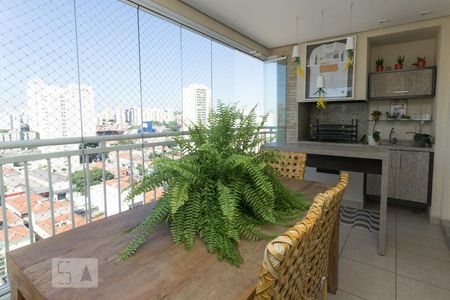 Varanda Gourmet de apartamento à venda com 3 quartos, 133m² em Lapa, São Paulo
