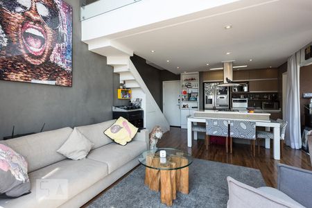 Sala de apartamento à venda com 1 quarto, 99m² em Vila Olímpia, São Paulo