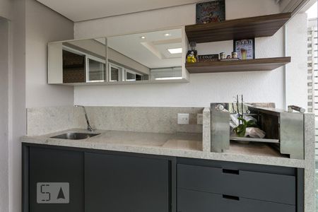 Varanda gourmet de apartamento para alugar com 2 quartos, 58m² em Brooklin Paulista, São Paulo