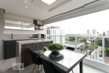 Varanda gourmet de apartamento para alugar com 2 quartos, 58m² em Brooklin Paulista, São Paulo