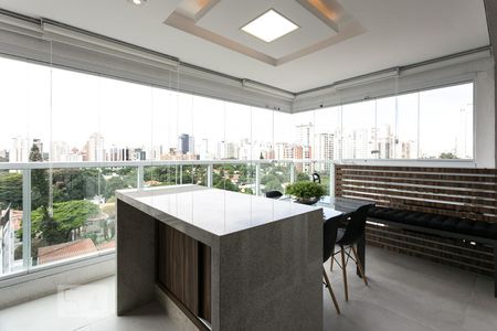 Varanda gourmet de apartamento para alugar com 2 quartos, 58m² em Brooklin Paulista, São Paulo
