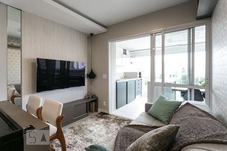 Sala de apartamento para alugar com 2 quartos, 58m² em Brooklin Paulista, São Paulo