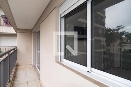 Varanda Sala/Cozinha de apartamento para alugar com 1 quarto, 37m² em Consolação, São Paulo