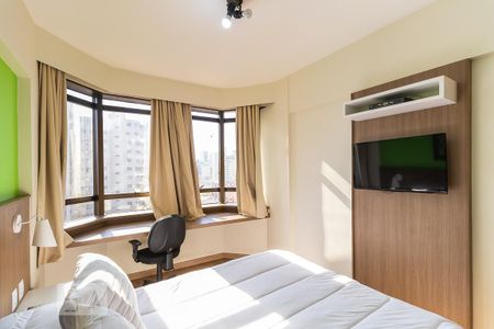 Quarto da suíte de apartamento à venda com 1 quarto, 47m² em Centro, Campinas