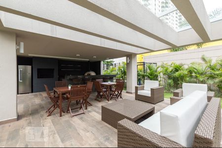 Apartamento à venda com 36m², 1 quarto e 1 vagaChurrasqueira