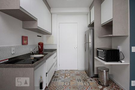 Cozinha de kitnet/studio à venda com 1 quarto, 40m² em Bela Vista, São Paulo