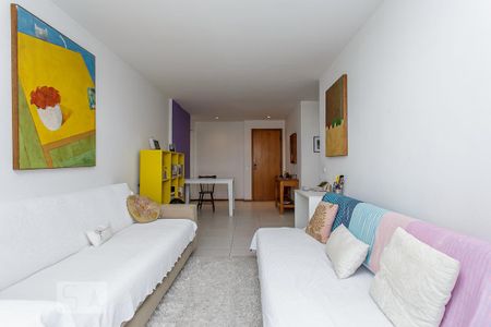 SALA de apartamento à venda com 1 quarto, 60m² em Barra da Tijuca, Rio de Janeiro