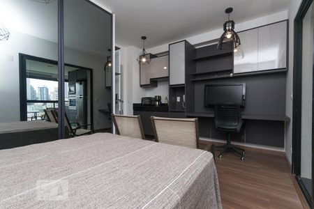 Studio (Sala - Cozinha - Quarto) de kitnet/studio para alugar com 1 quarto, 33m² em Vila Mariana, São Paulo