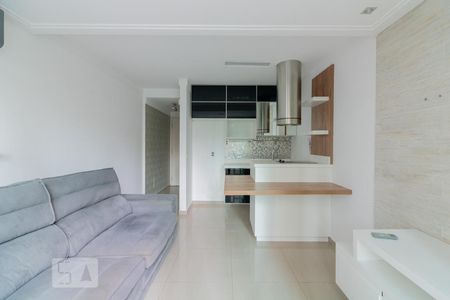 Sala de apartamento para alugar com 1 quarto, 60m² em Indianópolis, São Paulo