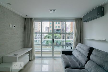 Sala de apartamento para alugar com 1 quarto, 60m² em Indianópolis, São Paulo