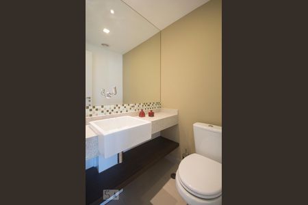 Lavabo de apartamento à venda com 1 quarto, 53m² em Santo Amaro, São Paulo
