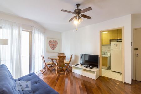 Sala de apartamento à venda com 1 quarto, 55m² em Santa Cecília, São Paulo