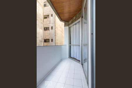Varanda de apartamento à venda com 1 quarto, 55m² em Santa Cecília, São Paulo