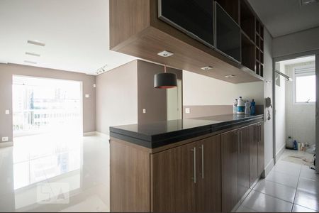 Sala/Cozinha de apartamento à venda com 2 quartos, 76m² em Cidade Monções, São Paulo