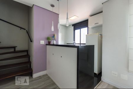 Cozinha de kitnet/studio à venda com 1 quarto, 50m² em Pinheiros, São Paulo