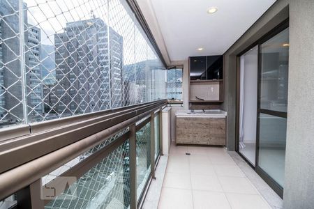 Varanda da sala de apartamento à venda com 3 quartos, 92m² em Botafogo, Rio de Janeiro