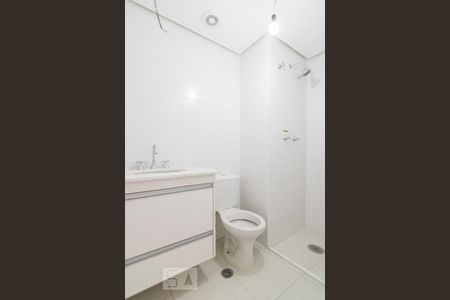 Banheiro de apartamento para alugar com 2 quartos, 58m² em Vila Homero Thon, Santo André