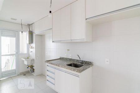Cozinha de apartamento para alugar com 2 quartos, 58m² em Vila Homero Thon, Santo André
