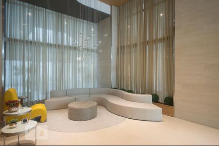 Hall de apartamento à venda com 1 quarto, 55m² em Santo Amaro, São Paulo