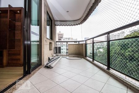 Varanda da sala de apartamento à venda com 2 quartos, 80m² em Laranjeiras, Rio de Janeiro