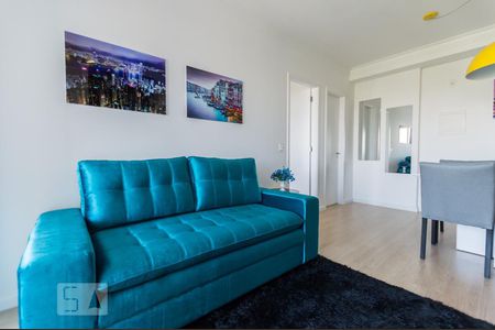 Sala de apartamento à venda com 1 quarto, 50m² em Empresarial 18 do Forte, Barueri