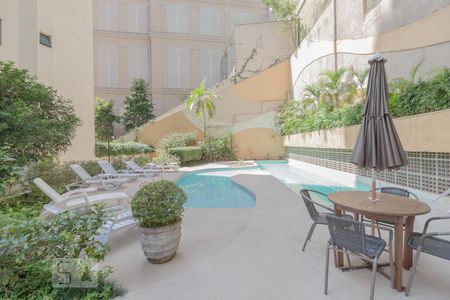 Studio à venda com 50m², 1 quarto e 1 vagapiscina
