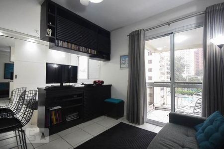 Sala de apartamento para alugar com 1 quarto, 36m² em Vila Andrade, São Paulo