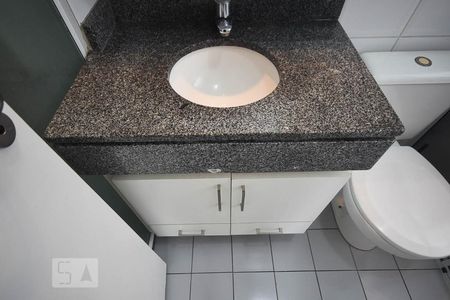 Detalhe do Banheiro de apartamento para alugar com 1 quarto, 36m² em Vila Andrade, São Paulo