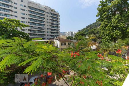 Vista da varanda da sala de apartamento à venda com 2 quartos, 95m² em Humaitá, Rio de Janeiro