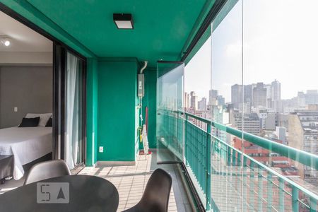 Studio para alugar com 35m², 1 quarto e 1 vagaVaranda gourmet