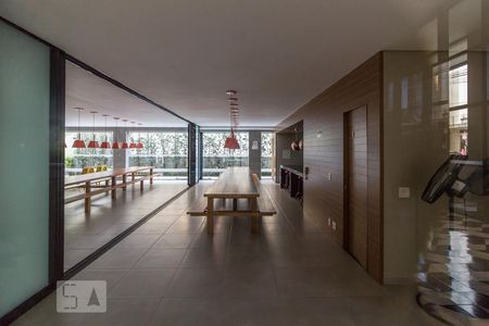 Studio para alugar com 35m², 1 quarto e 1 vagaSalão gourmet