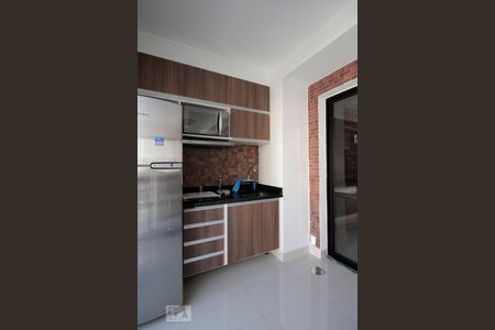 Varanda Gourmet de apartamento à venda com 1 quarto, 42m² em Santa Cecília, São Paulo