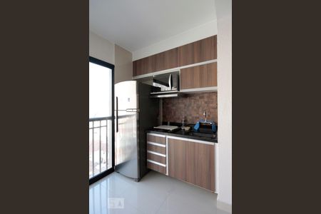 Varanda Gourmet de apartamento à venda com 1 quarto, 42m² em Santa Cecília, São Paulo