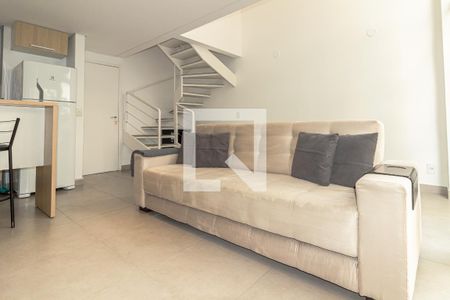 Sala de apartamento para alugar com 1 quarto, 46m² em Vila Nova Conceição, São Paulo