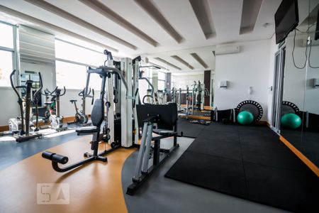 Studio para alugar com 38m², 1 quarto e 1 vaga Studio para alugar com 38m², 1 quarto e 1 vagaACADEMIA