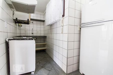 Apartamento para alugar com 90m², 3 quartos e 1 vagaCozinha do salão de festas 