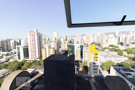 Vista Sala de apartamento para alugar com 1 quarto, 50m² em Barro Preto, Belo Horizonte