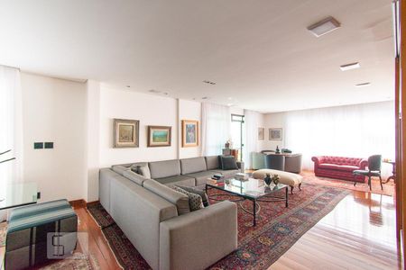 Sala de apartamento para alugar com 4 quartos, 220m² em Luxemburgo, Belo Horizonte