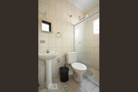 Banheiro suíte de kitnet/studio para alugar com 1 quarto, 38m² em Vila Gomes, São Paulo