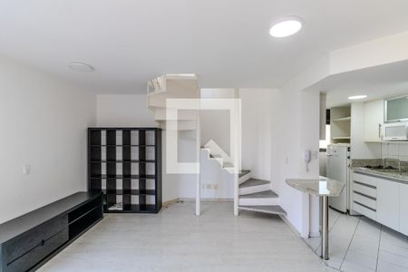 Sala de apartamento à venda com 1 quarto, 64m² em Vila Andrade, São Paulo