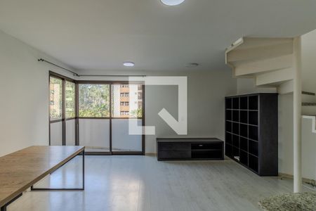 Sala de apartamento à venda com 1 quarto, 64m² em Vila Andrade, São Paulo
