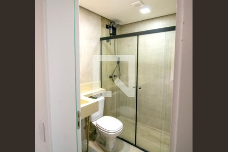 Banheiro de apartamento à venda com 1 quarto, 54m² em Vila Olímpia, São Paulo