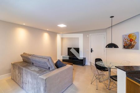 Sala de apartamento para alugar com 1 quarto, 57m² em Jardim Ampliação, São Paulo