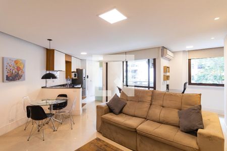 Sala de apartamento para alugar com 1 quarto, 57m² em Jardim Ampliação, São Paulo