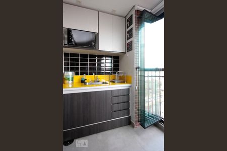 Studio à venda com 40m², 1 quarto e 1 vagaVaranda Gourmet