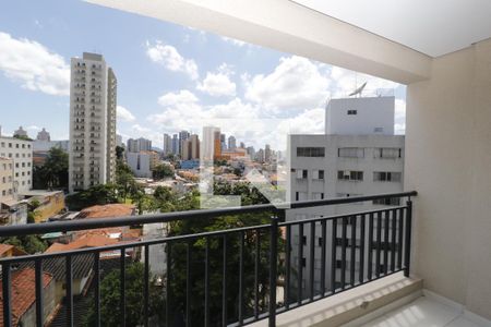 Studio à venda com 42m², 1 quarto e 2 vagasVaranda da Sala