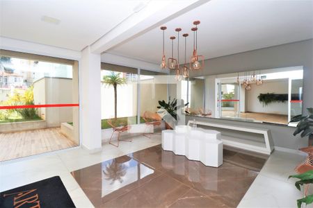 Studio à venda com 42m², 1 quarto e 2 vagasHall de entrada