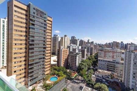 Vista da sala  de apartamento para alugar com 2 quartos, 73m² em Funcionários, Belo Horizonte