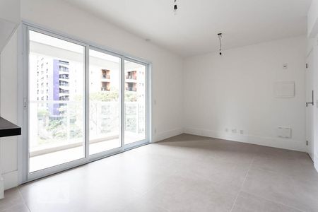 Sala de apartamento à venda com 1 quarto, 50m² em Jardim Europa, São Paulo